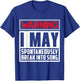 Warning I May Break Into Song Singing T-Shirt - T-Shirt | Royal