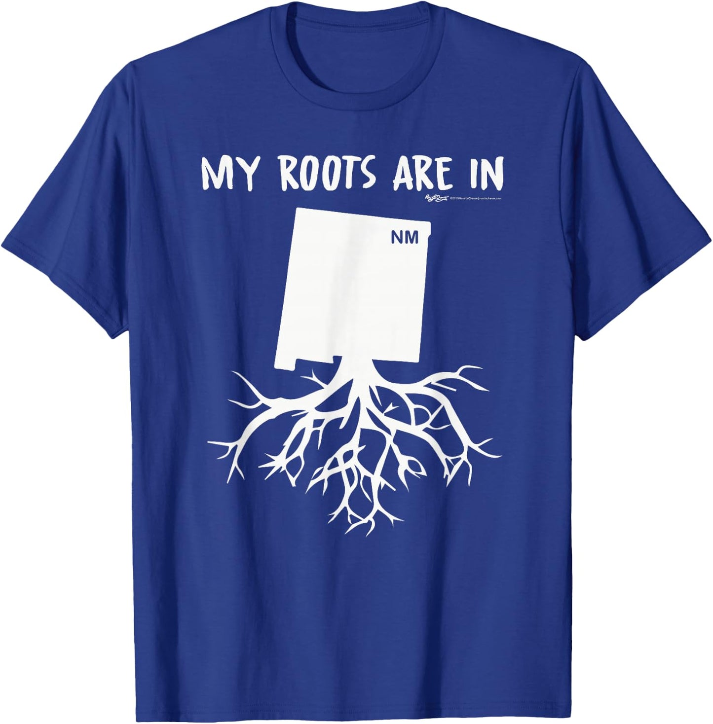 My Roots Are In New Mexico State T-Shirt - T-Shirt | Royal