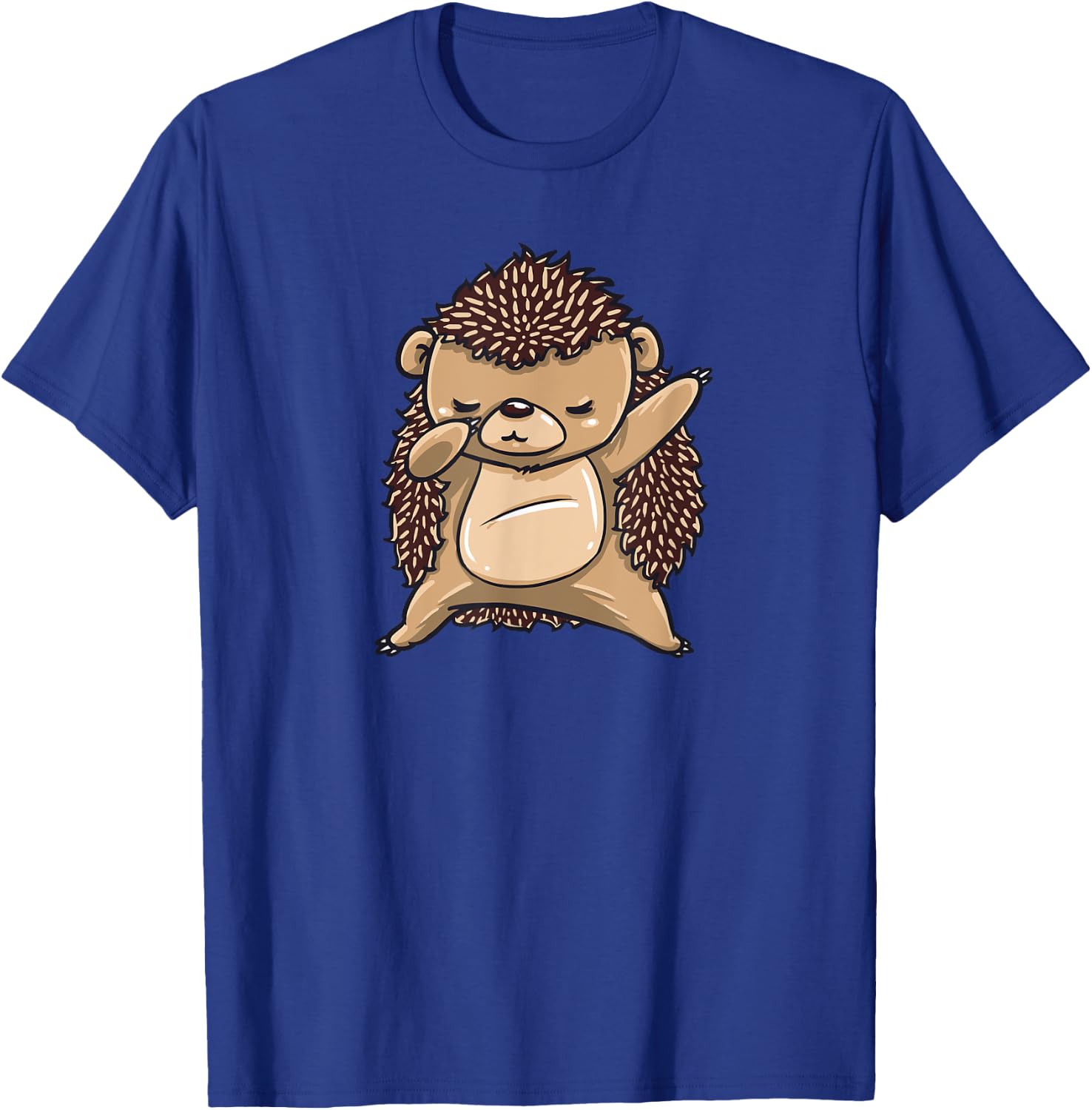 Funny Dabbing Hedgehog shirt kids men T-Shirt - T-Shirt | Royal