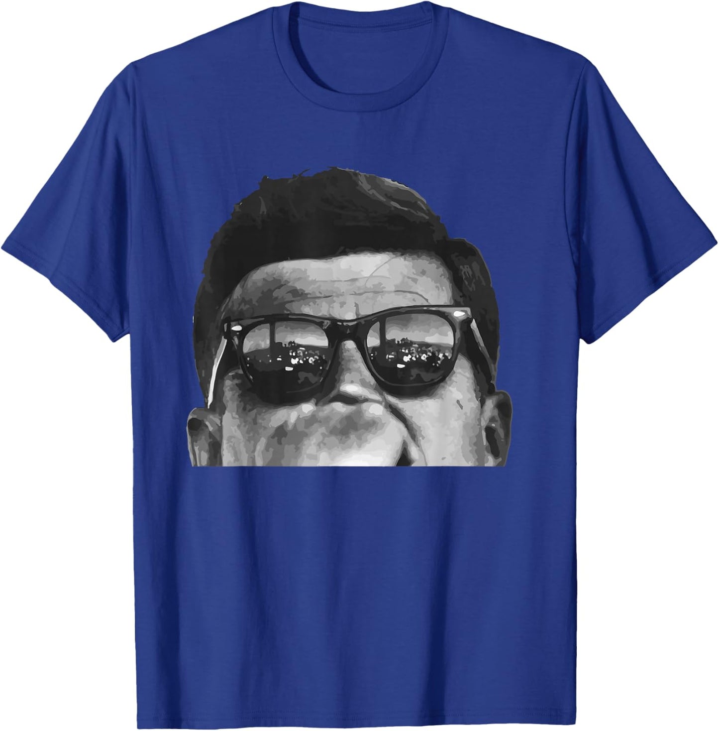 JFK John F Kennedy Wearing Sunglasses T-Shirt - T-Shirt | Royal