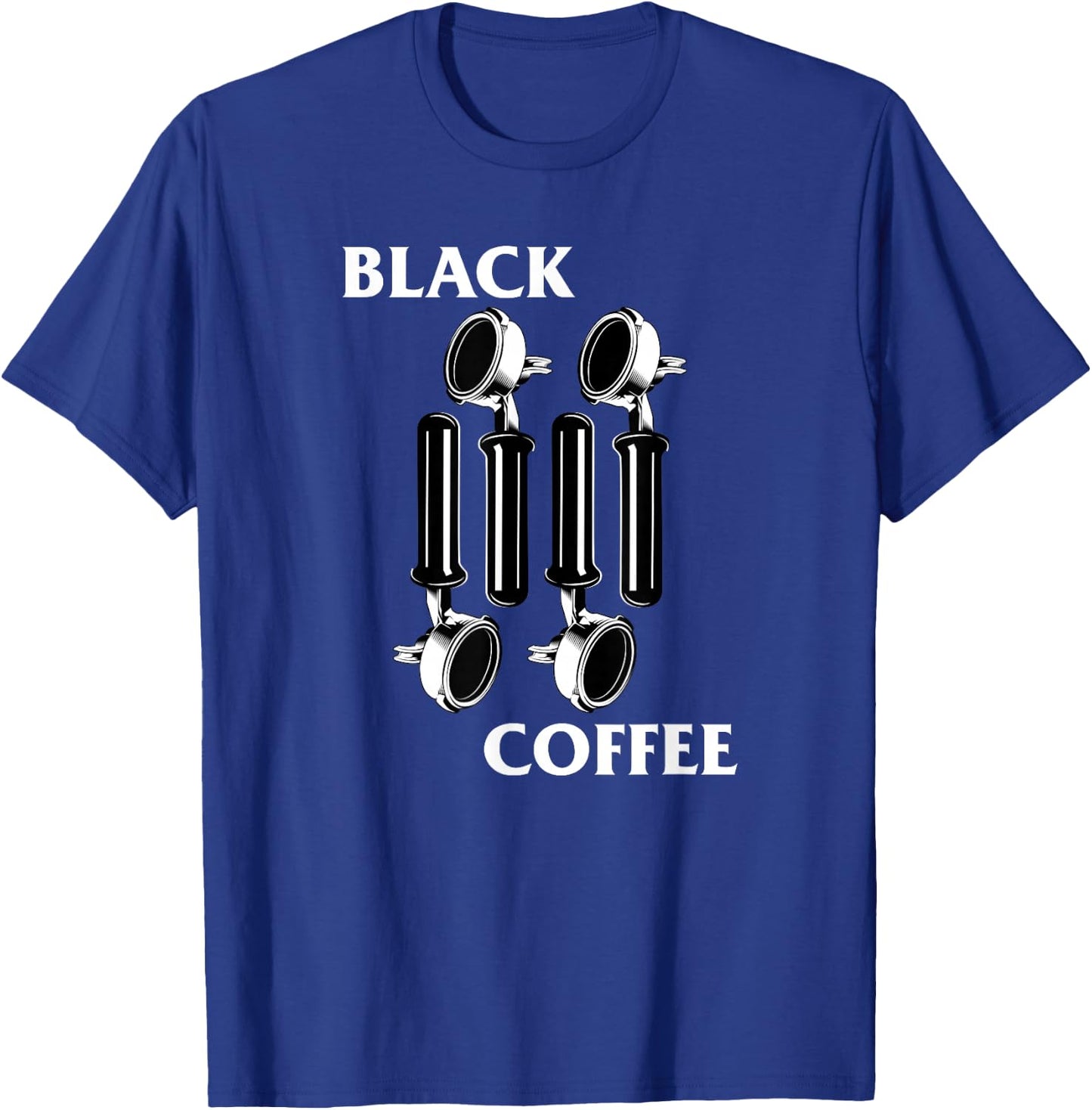 Retro Punk Rock Flag Espresso Black Coffee Lover T-Shirt - T-Shirt | Royal