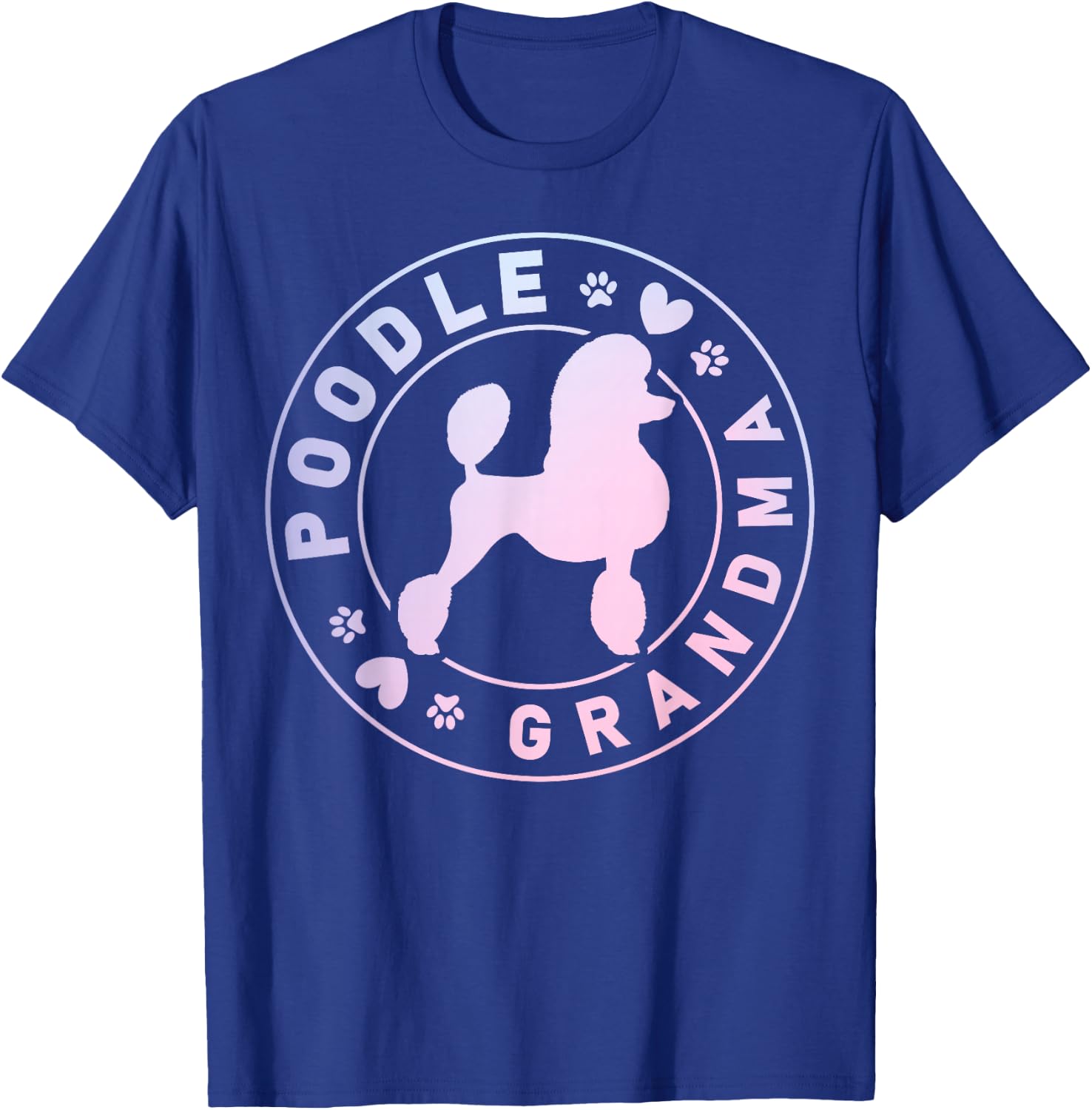 Poodle Grandma Poodle Dog Lover T-Shirt - T-Shirt | Royal
