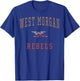 West Morgan High School Rebels C1 T-Shirt - T-Shirt | Royal