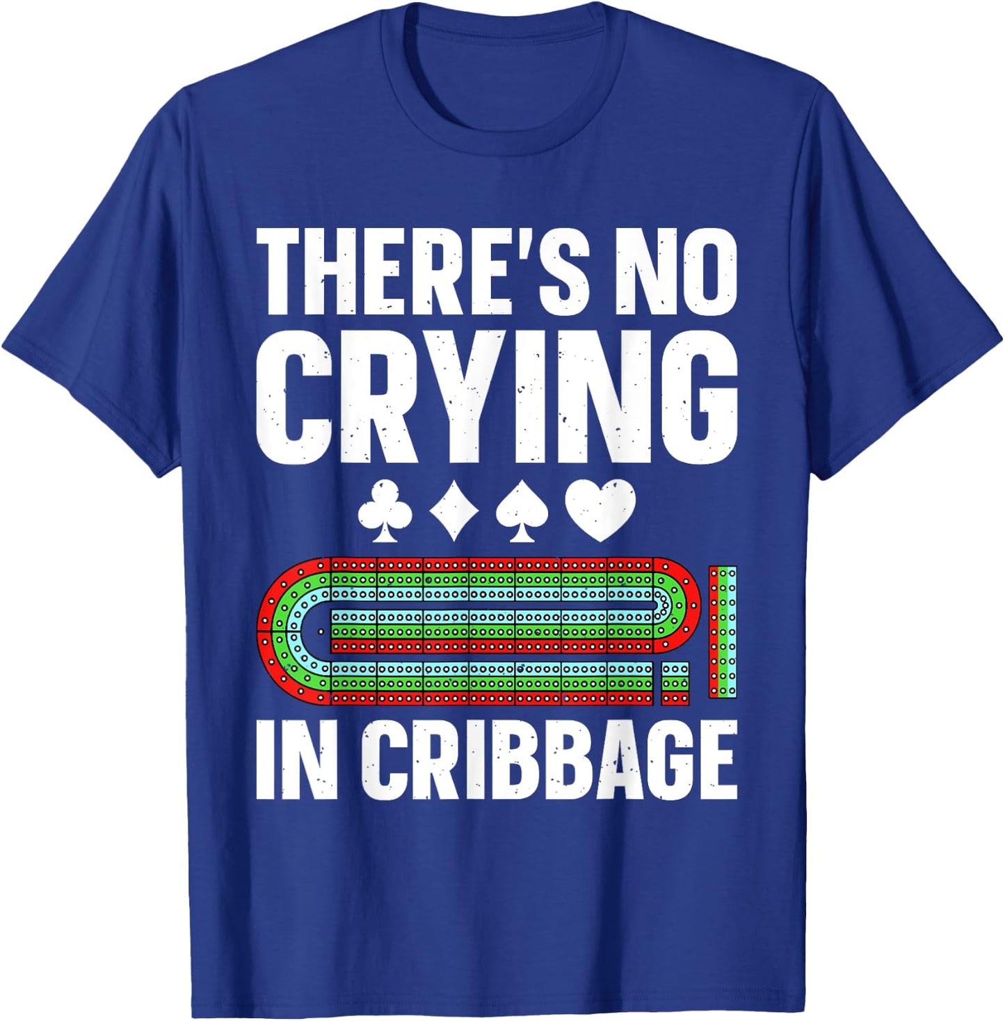 Cribbage Gift Cribbage Board Accessories & Stuff Adults Kids Black Small Short Sleeve Casual Humorous Game Cribbage-Themed T-Shirt - T-Shirt | Royal