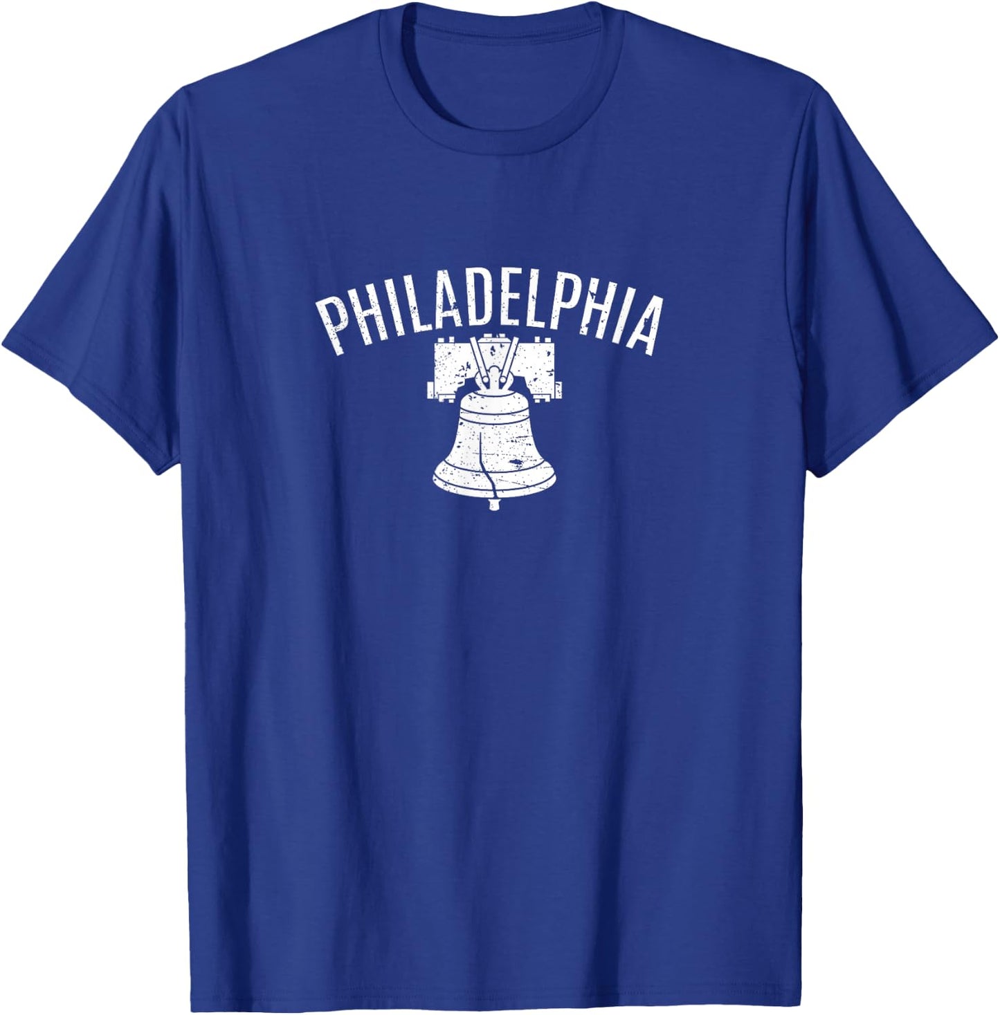 Liberty Bell Philadelphia Pennsylvania PA Distressed T-Shirt - T-Shirt | Royal