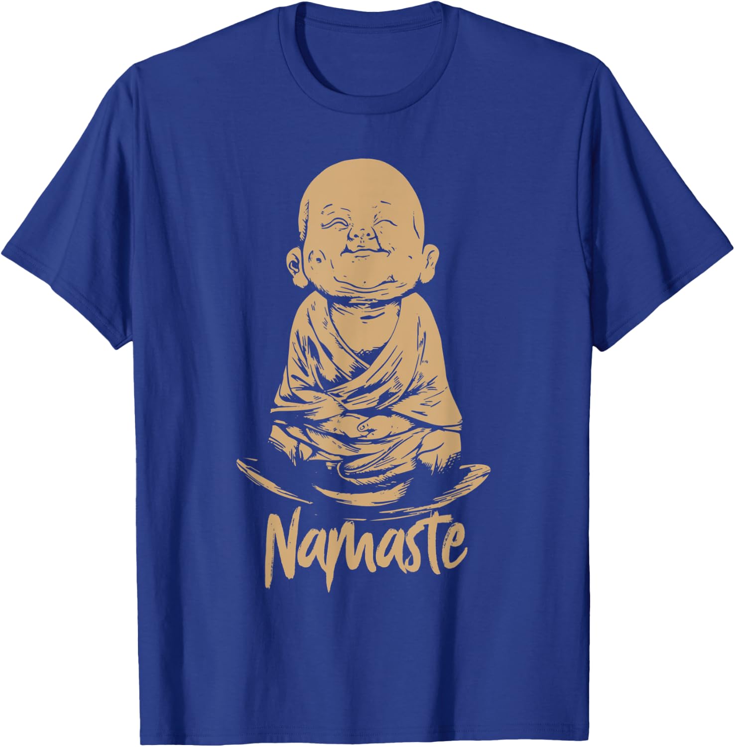 Buddha Namaste Greeting Yoga vibes Om Shirt T-Shirt - T-Shirt | Royal