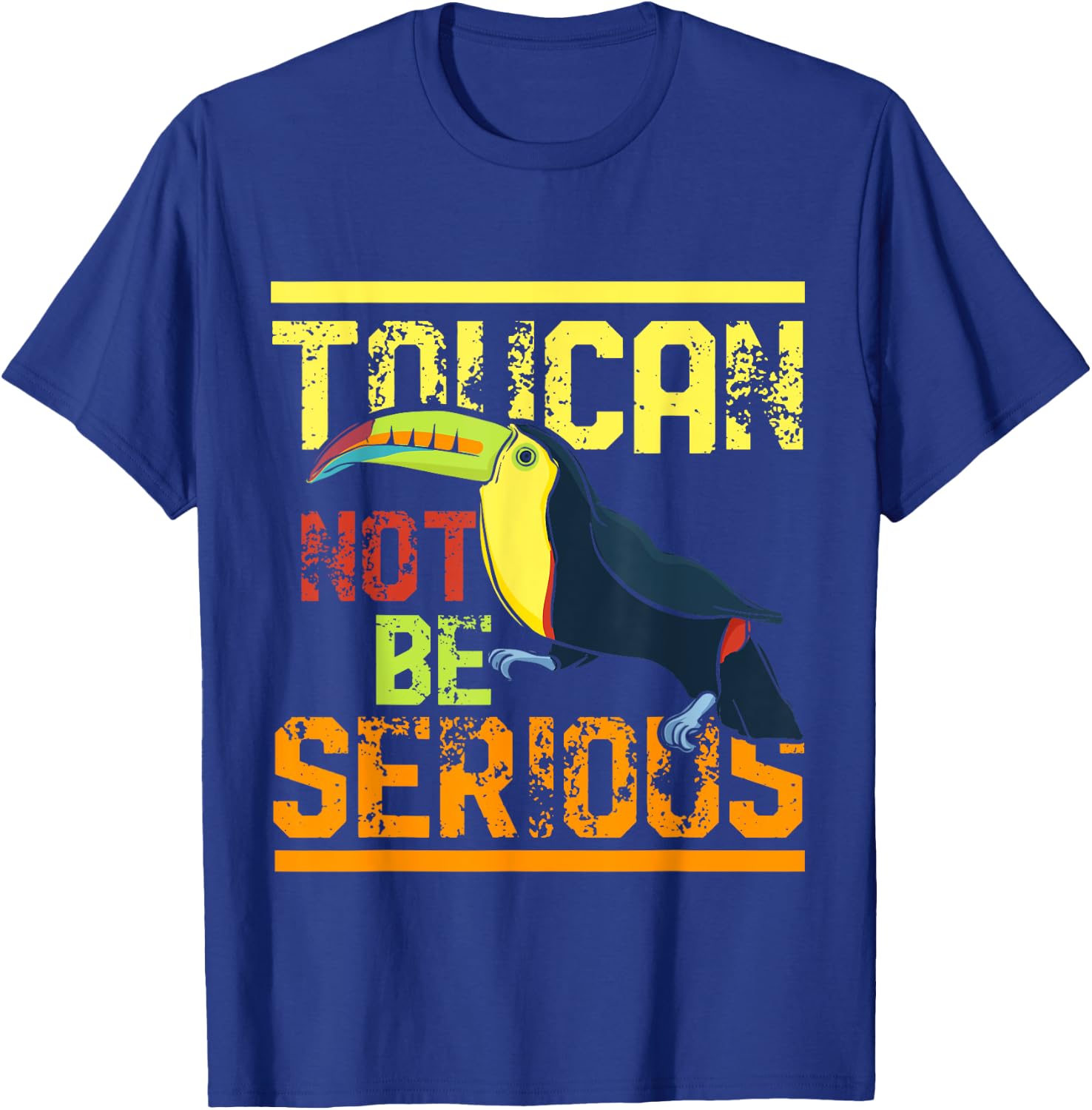 Funny Animal Gift Tropic Birds Toucan T-Shirt - T-Shirt | Royal