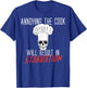 Annoying the Cook Skull Halloween Costume T-Shirt - T-Shirt | Royal