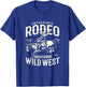 8 Seconds Cowboys Wild West Rodeo T-Shirt - T-Shirt | Royal