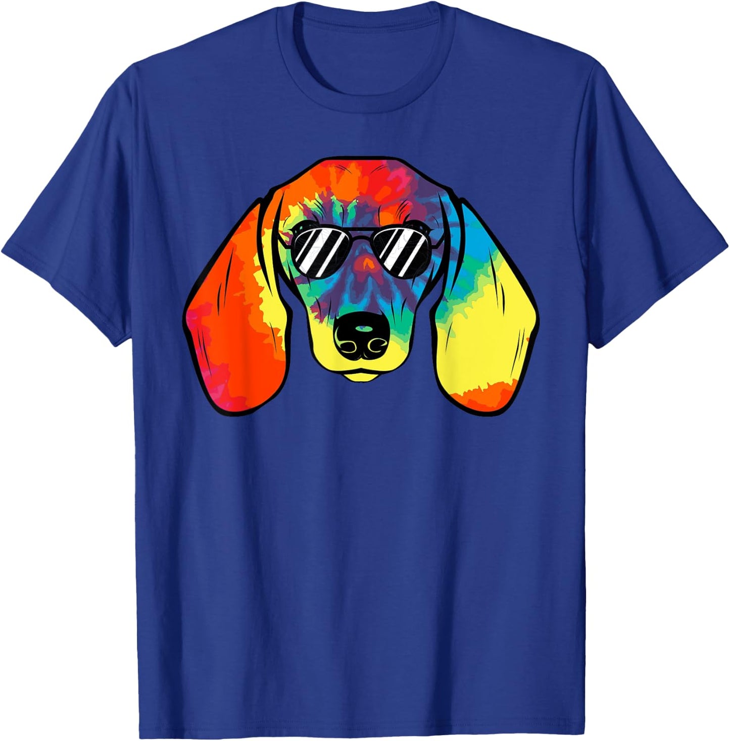Dachshund - Cute Tie Dye T-Shirt - T-Shirt | Royal