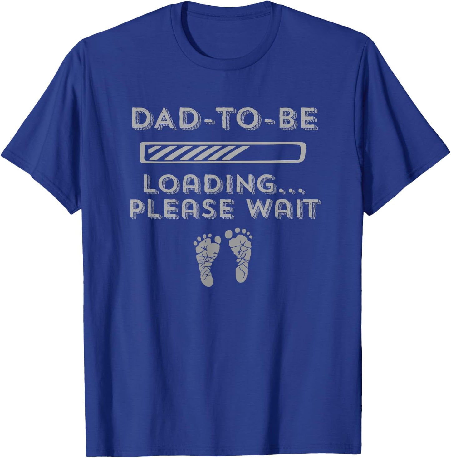Dad-To-Be Loading Gift T-Shirt - T-Shirt | Royal