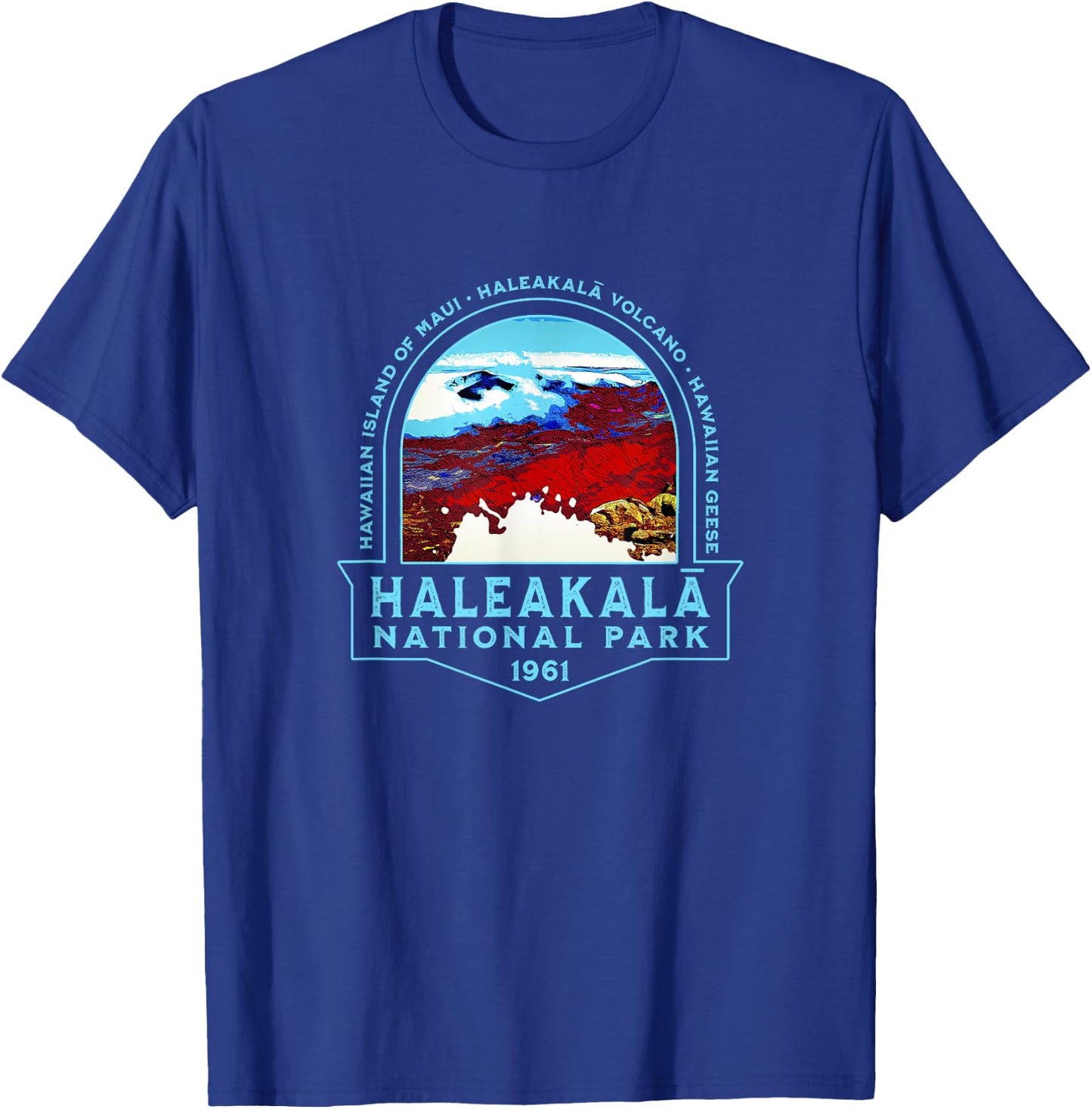 Haleakala National Park Maui Hawaii Volcano Hiking T-Shirt - T-Shirt | Royal