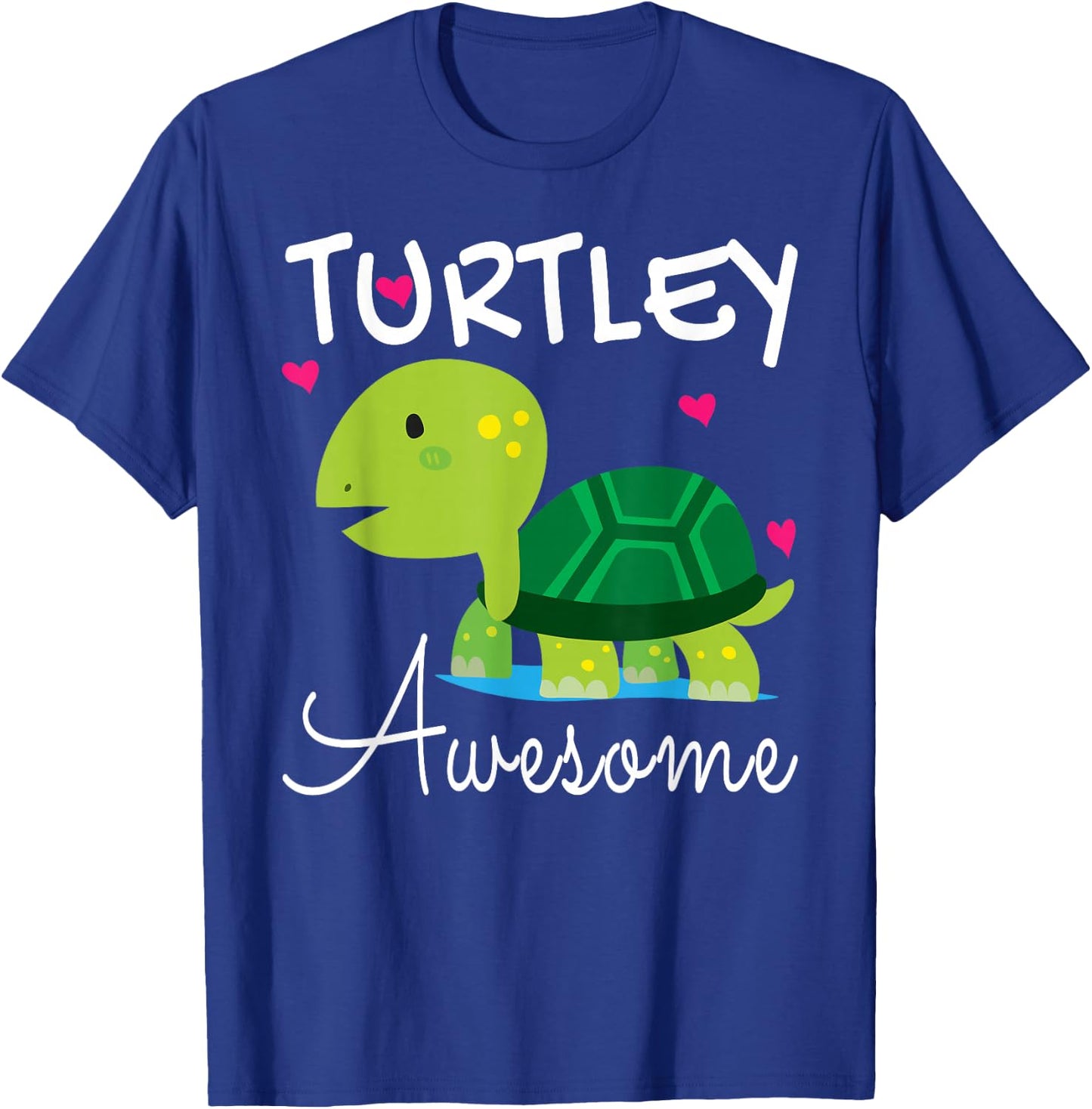 I Love Turtles - Turtley Awesome Shirt for Kids,Girls T-Shirt - T-Shirt | Royal