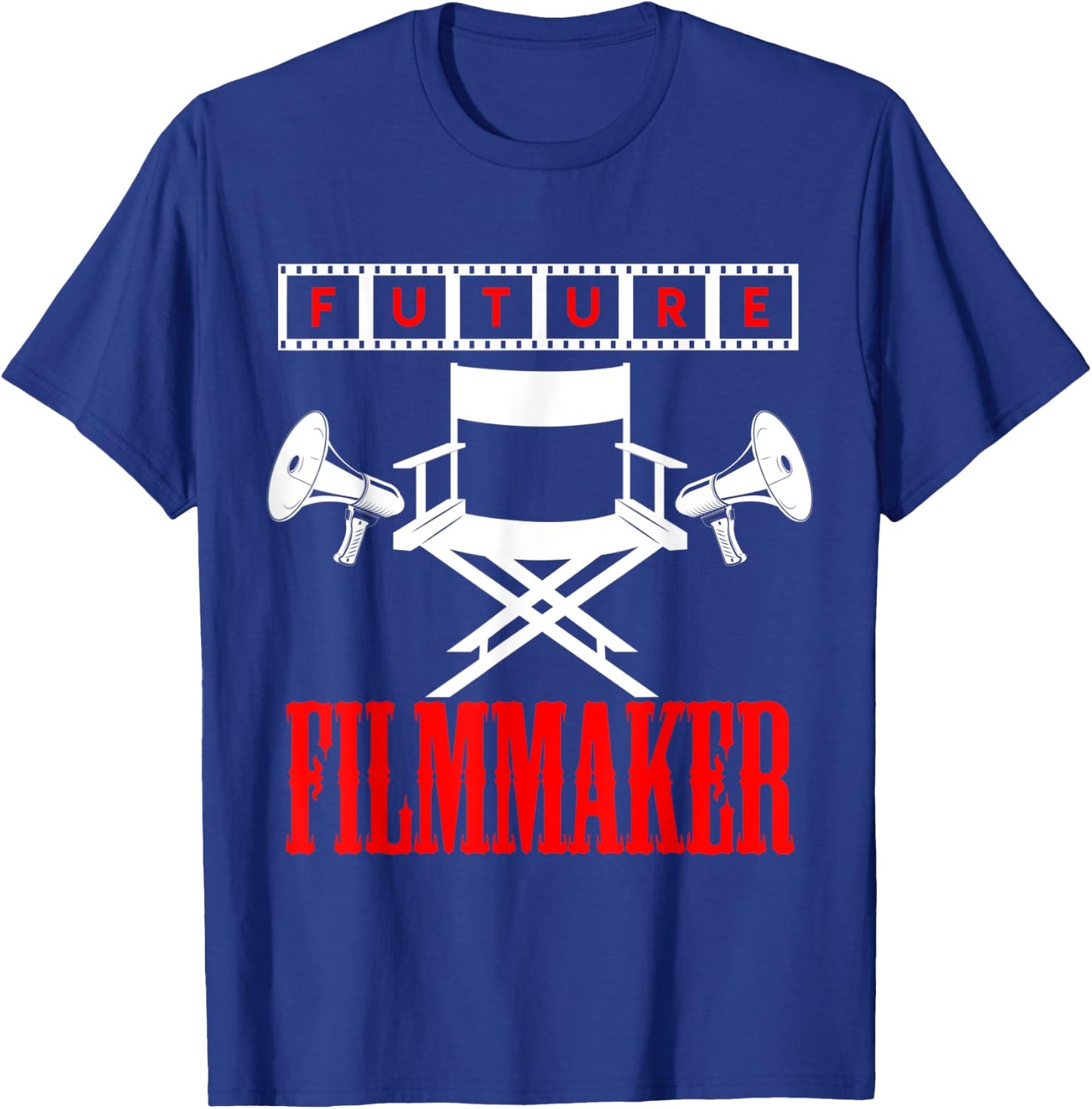 Future Filmmaker Aspiring Movie Director Lover Gift T-Shirt - T-Shirt | Royal