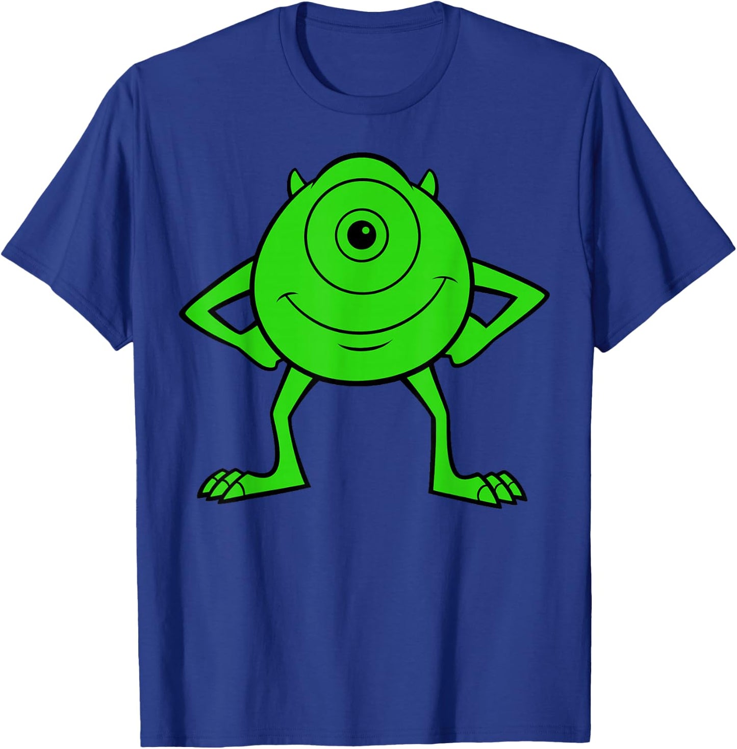 Disney Pixar Monsters, Inc. Mike Wazowski Cyclops Retro T-Shirt - T-Shirt | Royal