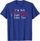 Humor I'm Not Antisocial I Just Don't Like You T-Shirt - T-Shirt | Royal