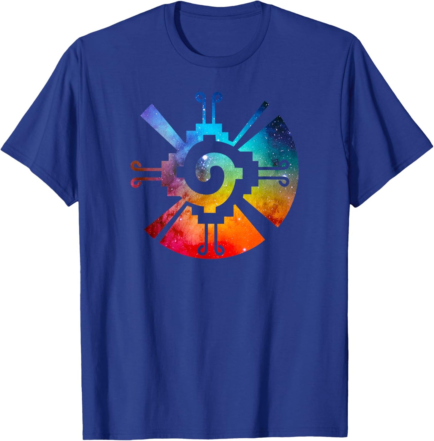 Hunab Ku Aztec Mayan Galaxy Symbol T-Shirt - T-Shirt | Royal