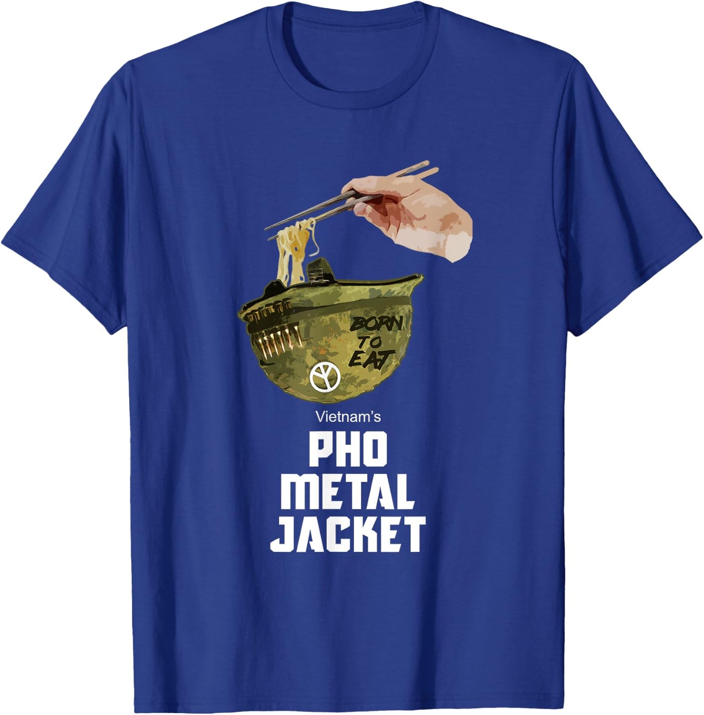 Pho Shirt Pho Metal Jacket Gamer Shirt Veteran Shirt T-Shirt - T-Shirt | Royal