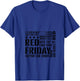 I Stand Behind Those Who Serve - American Flag Red Friday V-Neck T-Shirt - T-Shirt | Royal