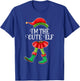 I'm the Cute Elf Christmas Matching Family Group Gift T-Shirt - T-Shirt | Royal