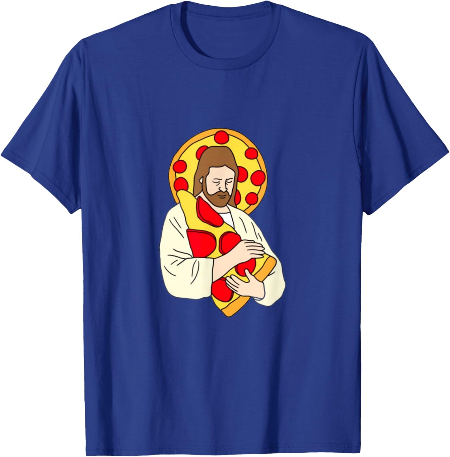 Jesus Pizza Funny Religious Shirt T-Shirt - T-Shirt | Royal