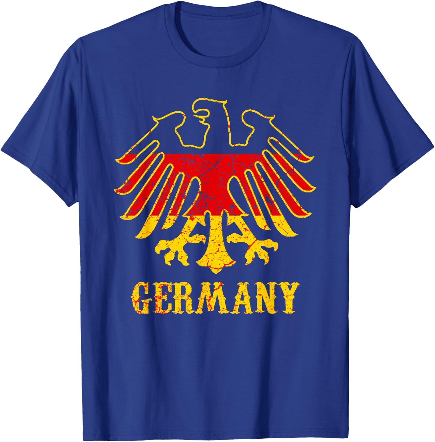 Germany German Eagle Flag National Team Gift T-Shirt - T-Shirt | Royal
