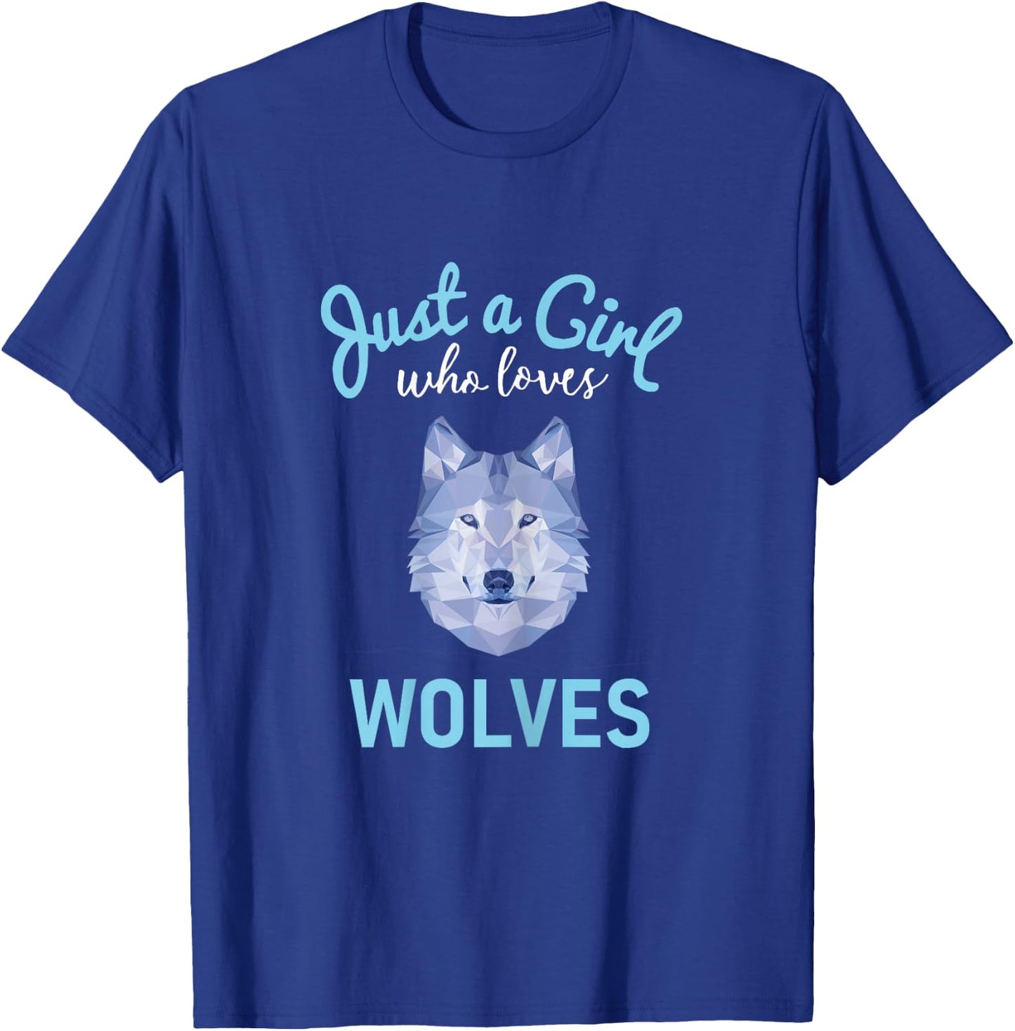 Girls Wolf Gift T-Shirt - T-Shirt | Royal
