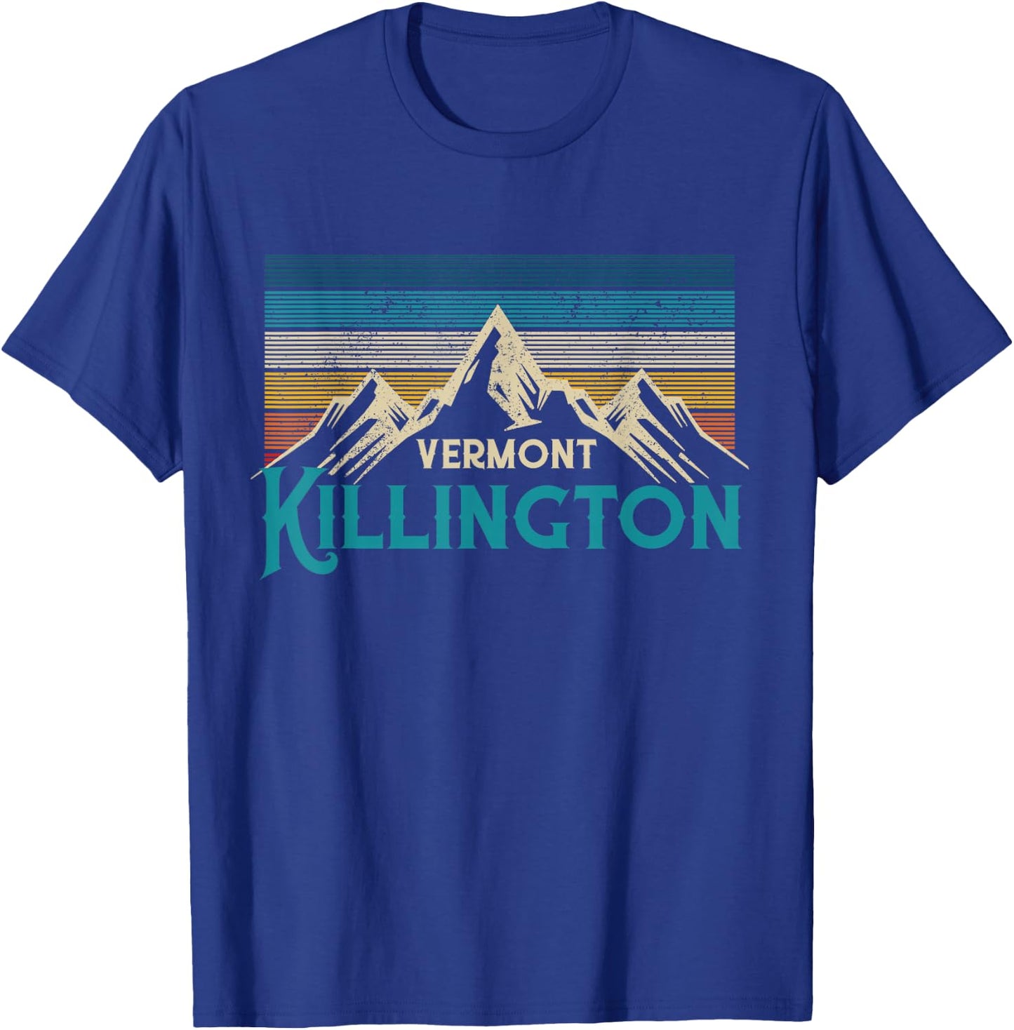 Killington Vermont Vintage Souvenir T-Shirt - T-Shirt | Royal