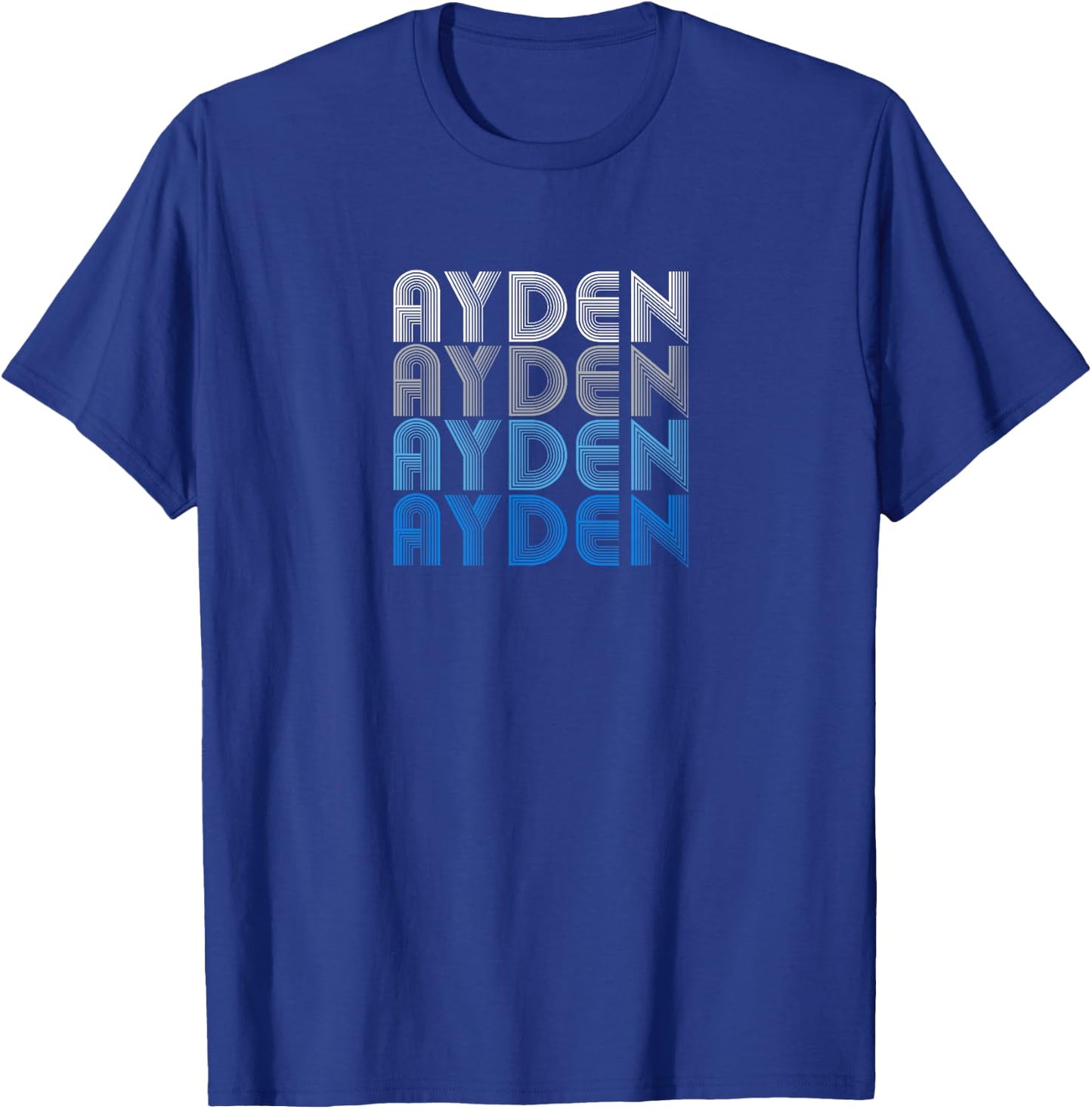 Ayden - Boys Name Birthday Gift T-Shirt - T-Shirt | Royal