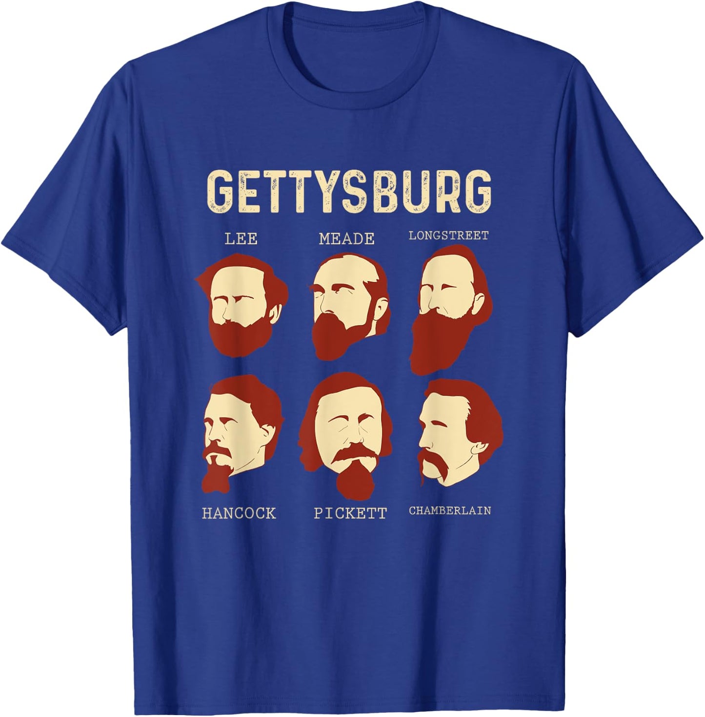 Gettysburg American Civil War Reenactment Reenactor T-Shirt - T-Shirt | Royal