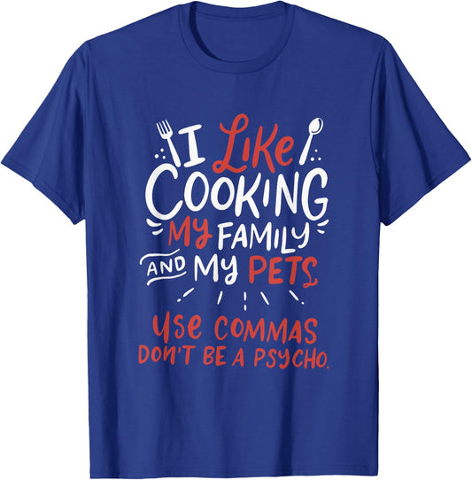 Punctuation Saves Lives I Funny English Grammar Teacher T-Shirt - T-Shirt | Royal