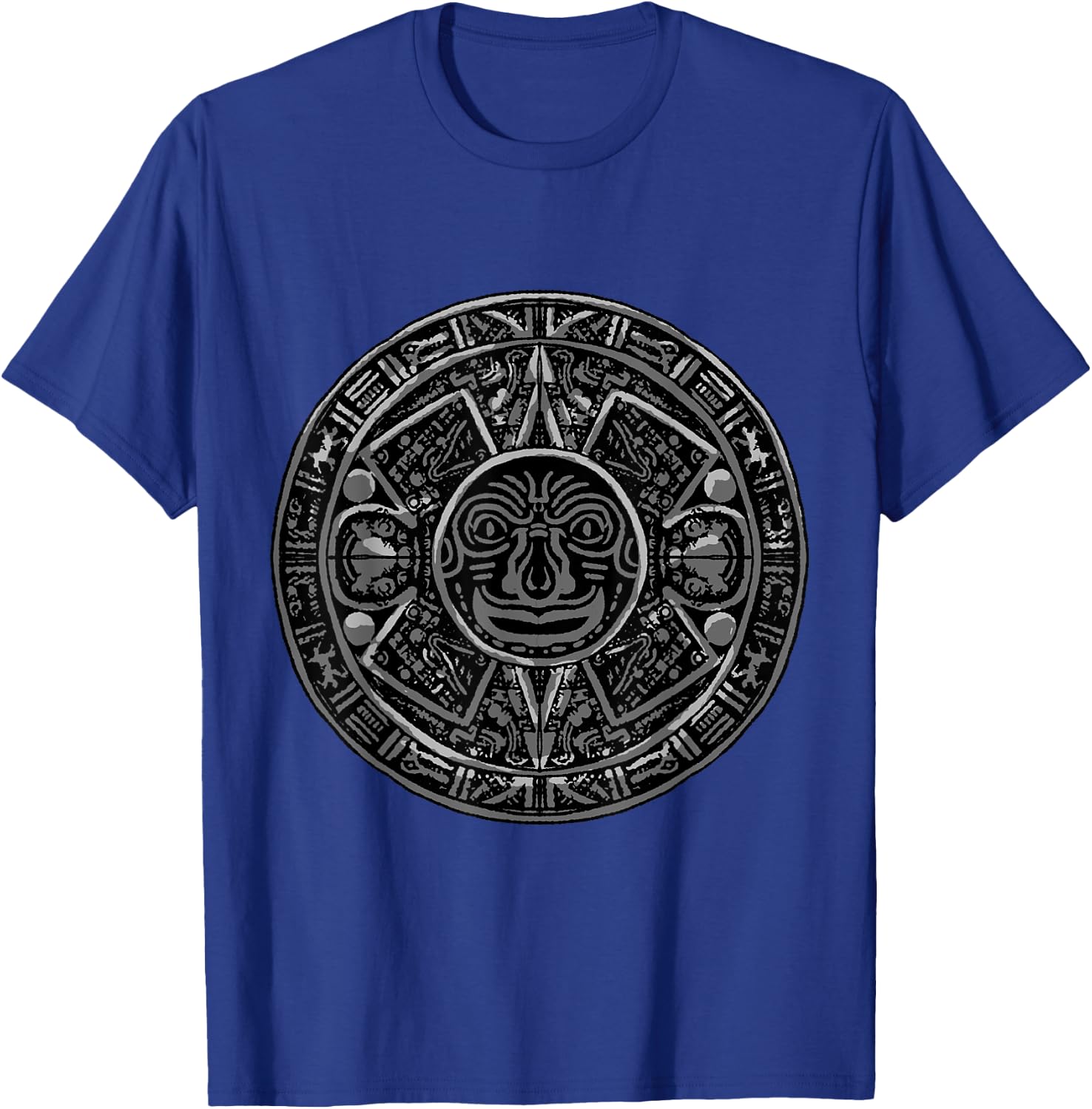 Aztec Cool Mandala Hieroglyph Inca Maya Gift T-Shirt - T-Shirt | Royal