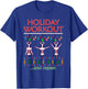 Holiday Workout Drink and Repeat Wine Lovers Christmas T-Shirt - T-Shirt | Royal