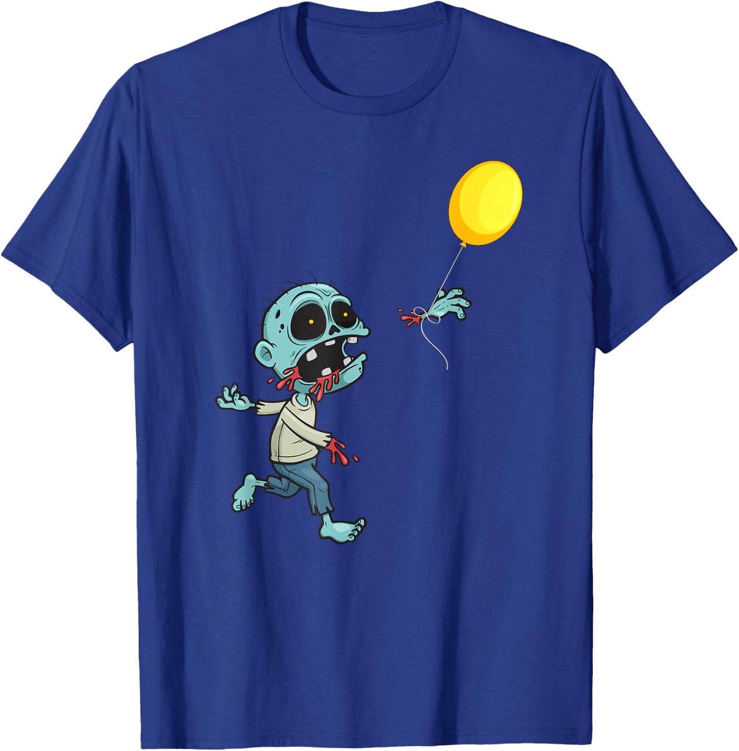 Zombie Birthday Balloon - Funny Cute Zombie Kids & Boys T-Shirt - T-Shirt | Royal