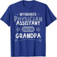 Physician Assistant- My Favorite Physician Calls Me Grandpa T-Shirt - T-Shirt | Royal