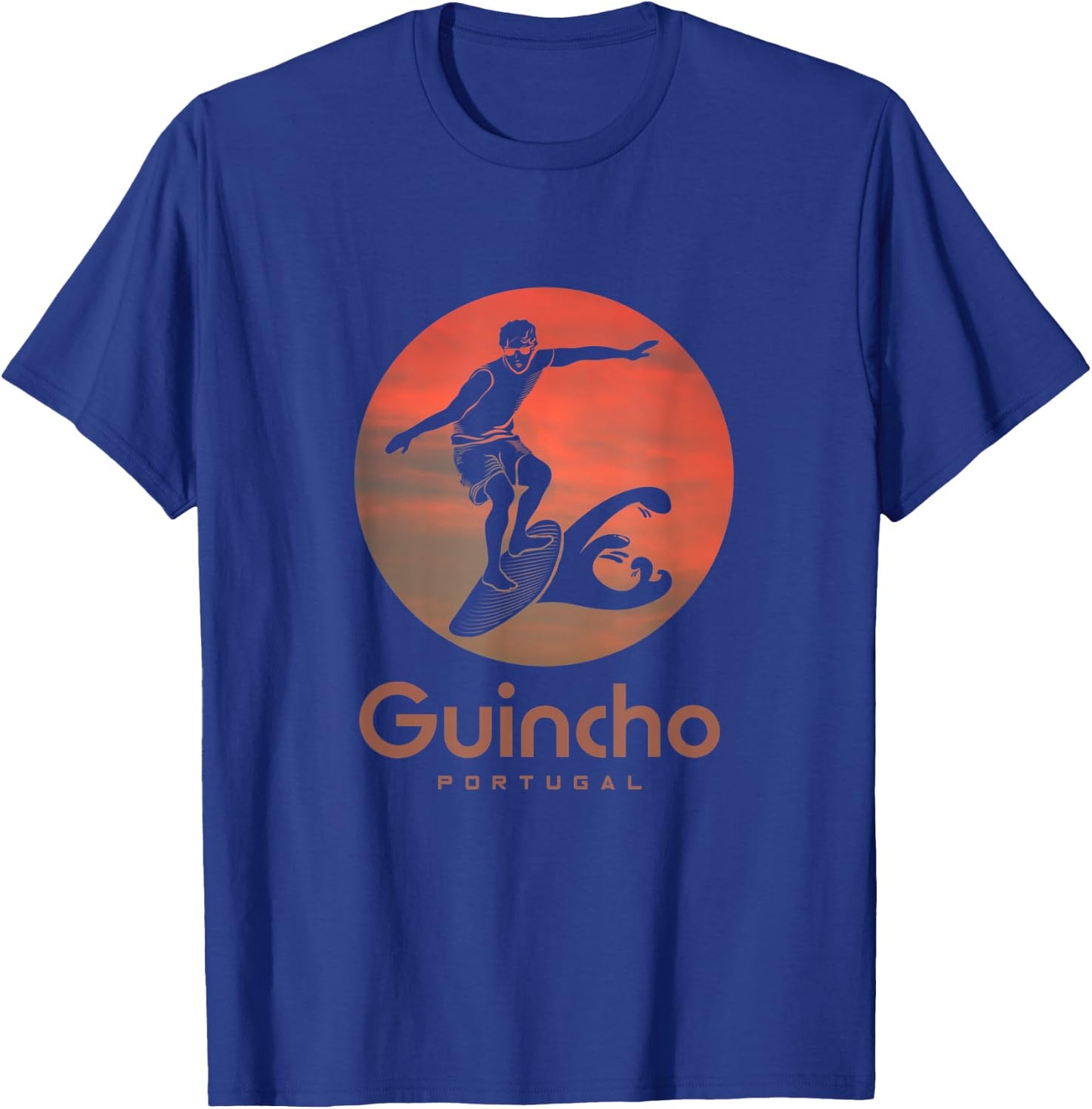 Portugal Windsurfing Surfing Surfers Praia do Guincho T-Shirt - T-Shirt | Royal