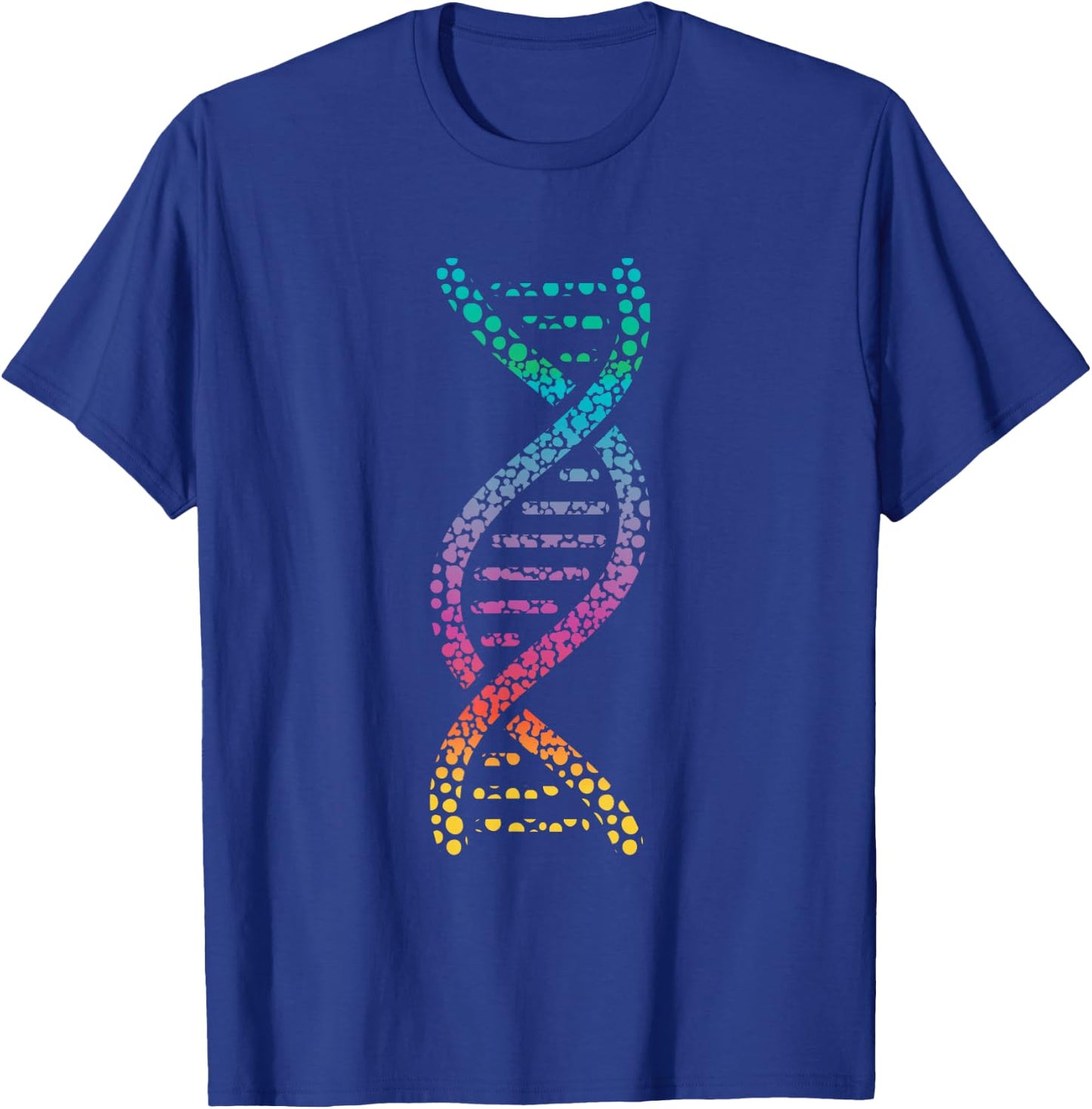 DNA Molecular World Genes Biology Lover Geek Gift T-Shirt - T-Shirt | Royal