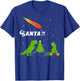 "SANTA?!" Dinosaur Extinction Asteroid Christmas T-Shirt - T-Shirt | Royal