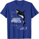My Human Costume I'm Really An Orca Whale Silhouette T-Shirt - T-Shirt | Royal