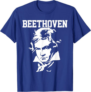 Ludwig Van Beethoven Classical Music Composer T-Shirt - T-Shirt | Royal