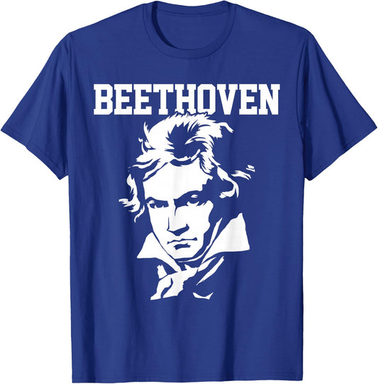 Ludwig Van Beethoven Classical Music Composer T-Shirt - T-Shirt | Royal