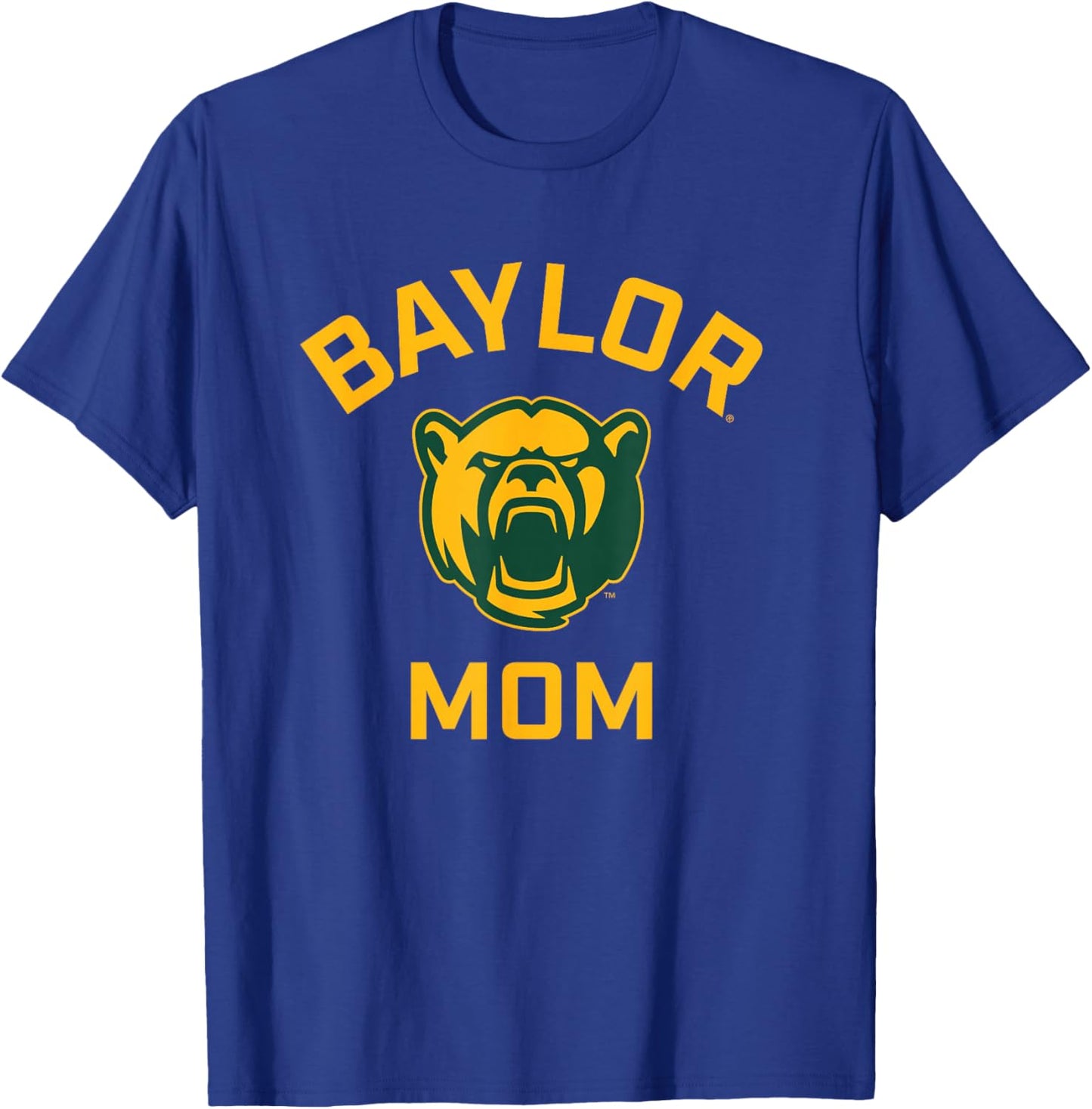 Baylor University Bears Arched Mom T-Shirt - T-Shirt | Royal