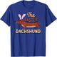 Easter Dachshund Shirt Dogs Lovers Holiday Gift T-Shirt - T-Shirt | Royal