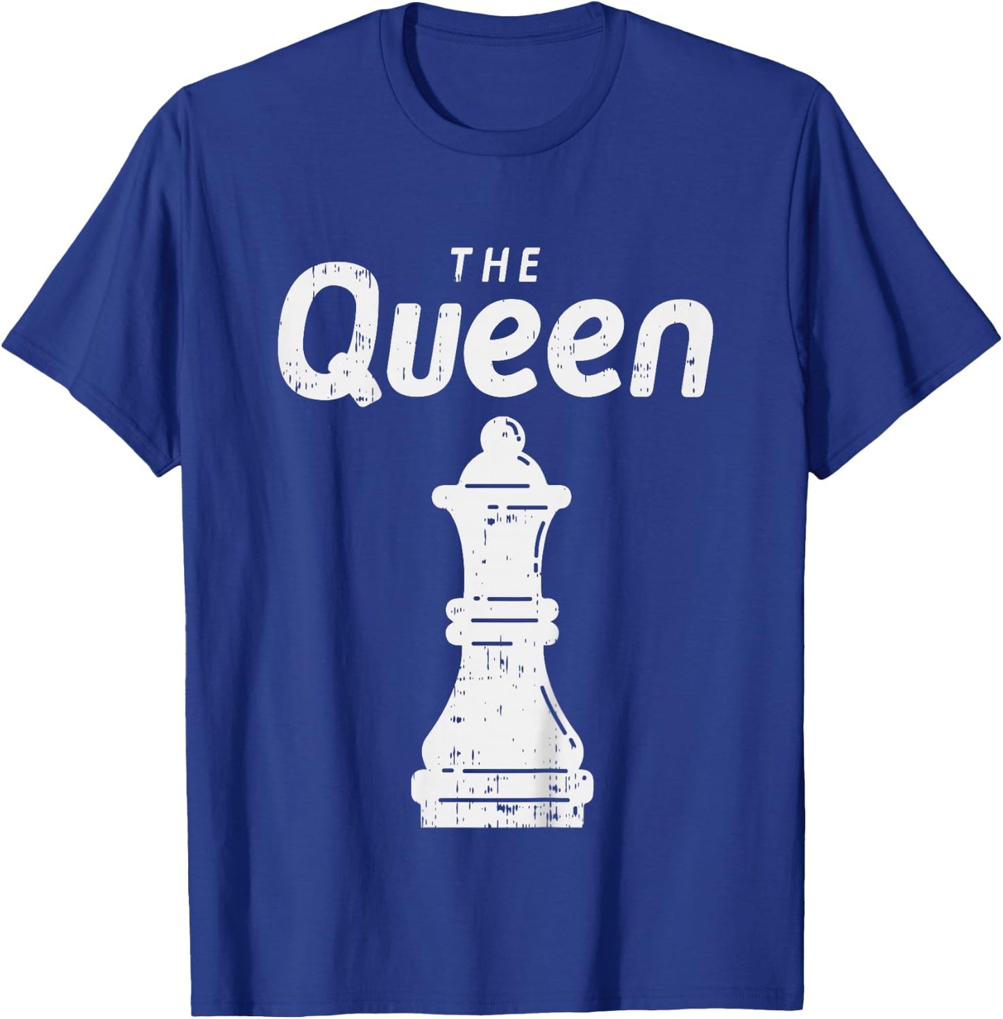 Kids Chess Piece The Queen Shirt Halloween Group Matching Costume T-Shirt - T-Shirt | Royal