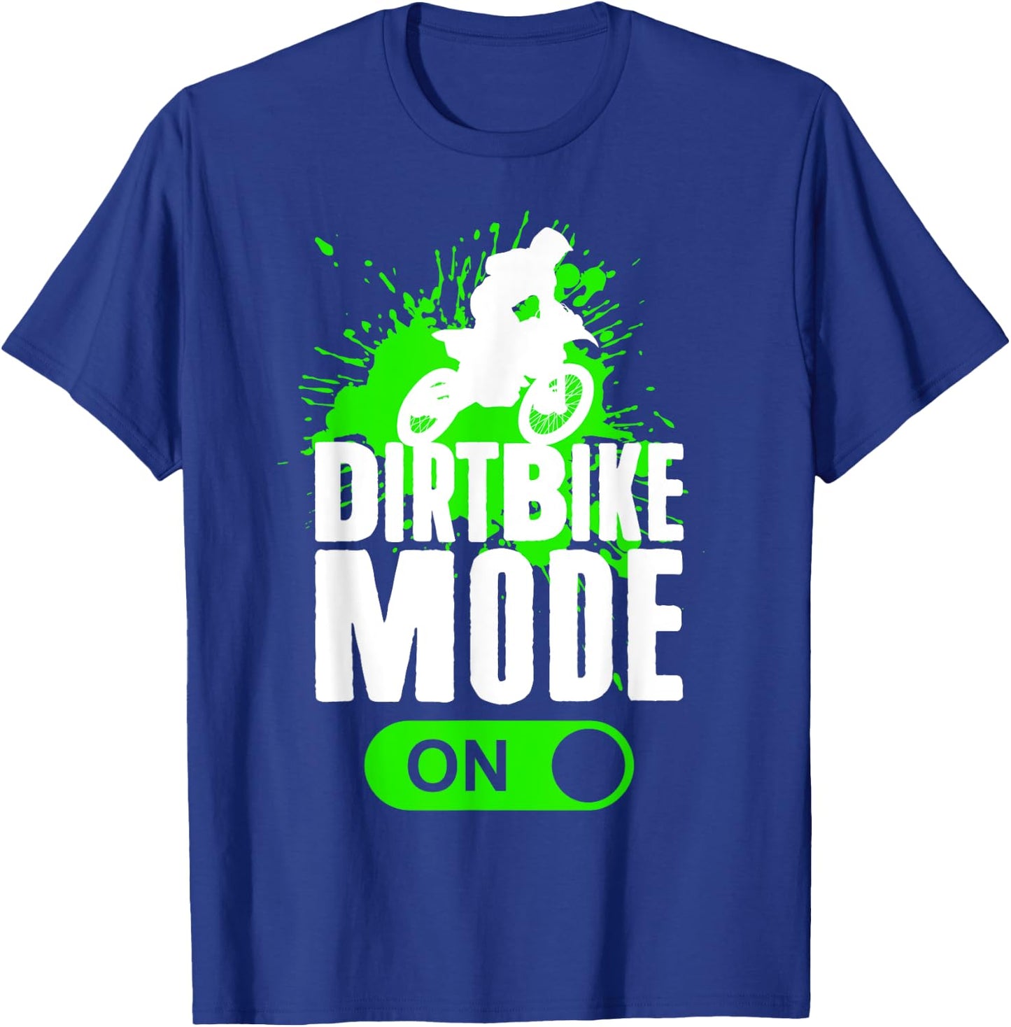 Motocross Dirt Bike Mode On Youth Supercross Racing T-Shirt - T-Shirt | Royal