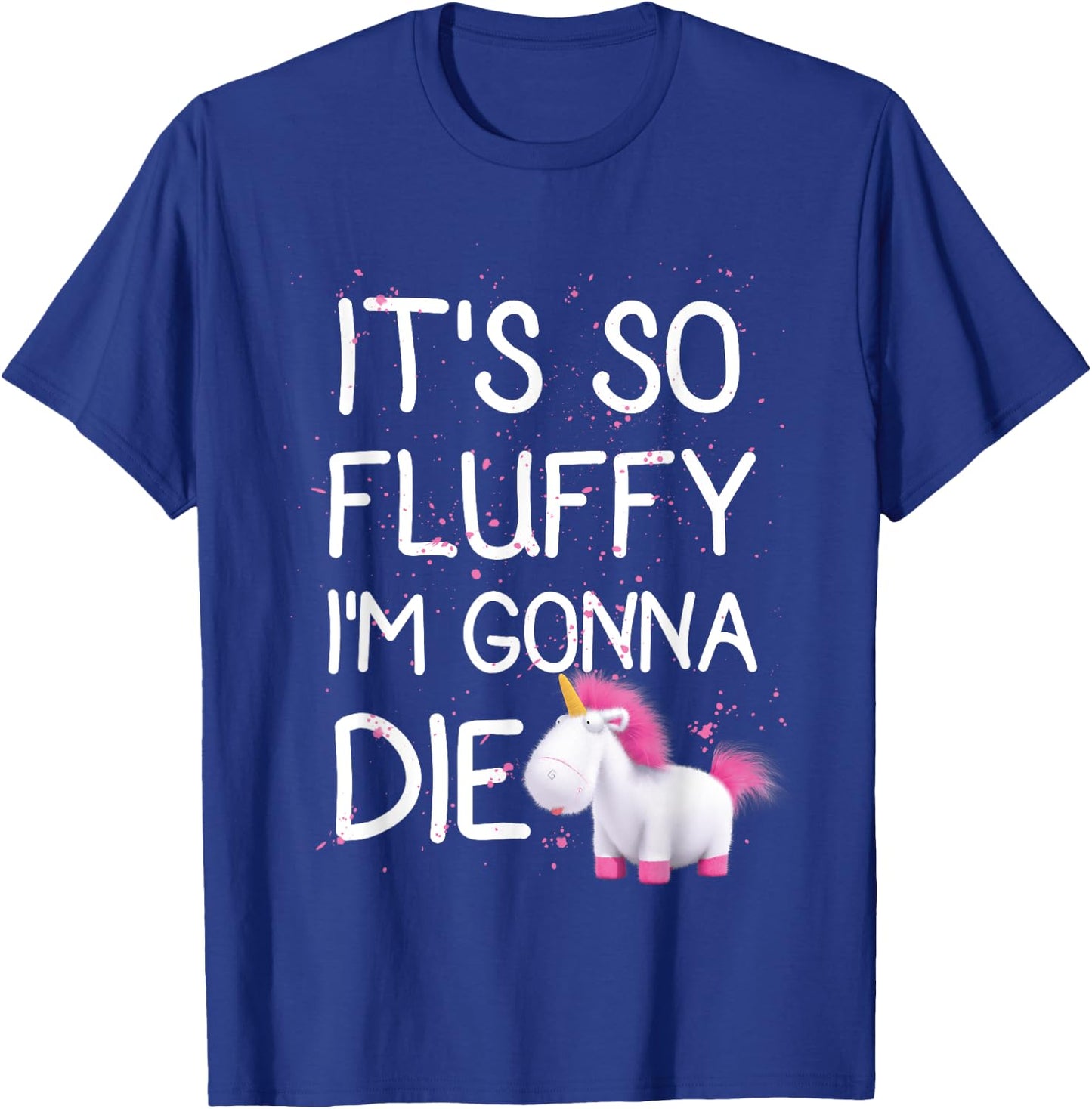 Despicable Me Minions It's So Fluffy Unicorn Graphic T-Shirt - T-Shirt | Royal