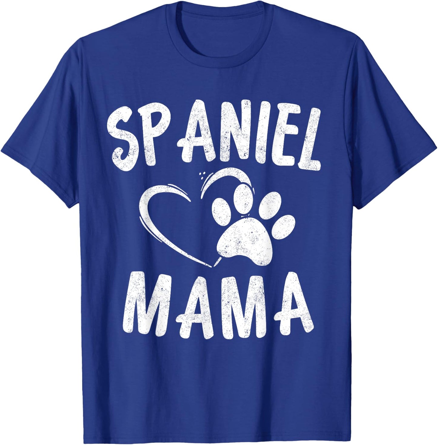 Fun Spaniel Mama Dog Lover English Cocker Spaniels Mom Women Girls Kids T-Shirt - T-Shirt | Royal