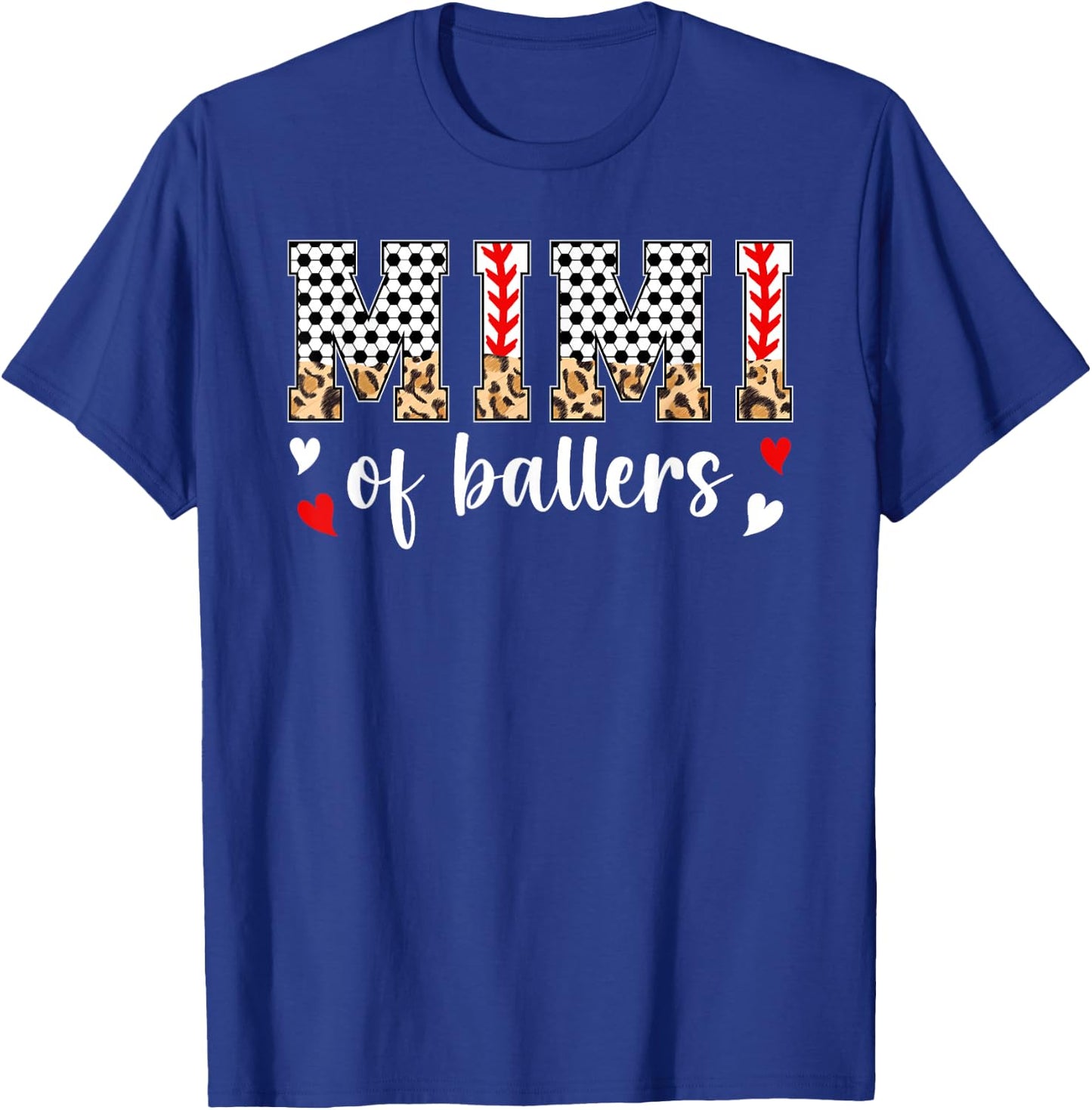 Mimi Of Ballers Baseball Soccer Mimi Grandma T-Shirt - T-Shirt | Royal