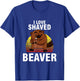 Retro Sunset Beaver Lover I Love Shaved Beaver Animal Art T-Shirt - T-Shirt | Royal