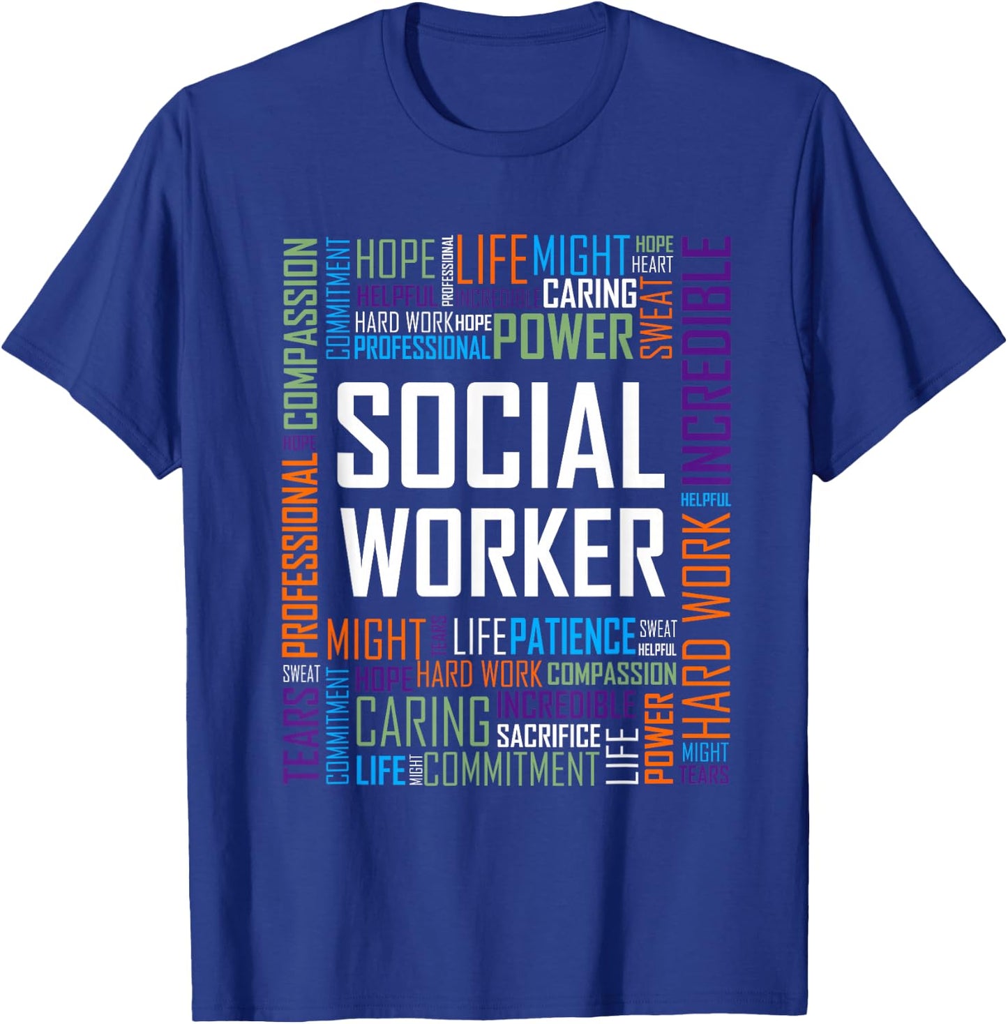 Social Worker Shirt and Men Gift T-Shirt - T-Shirt | Royal